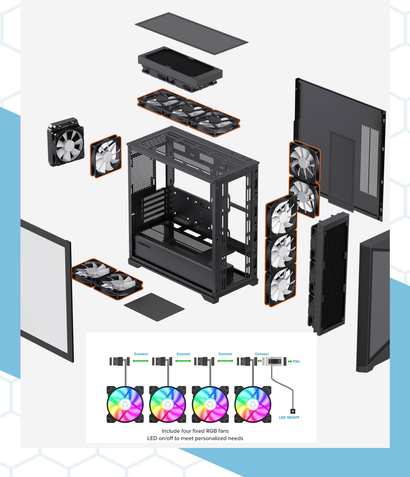 Destroyer MB Gaming Computer Case